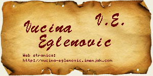 Vucina Eglenović vizit kartica